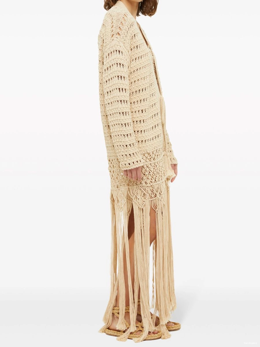 Cheap India Letter Alanui Love to Women crochet cardigan 0819